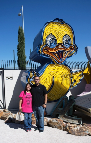 Bryan and I with Ducky sign